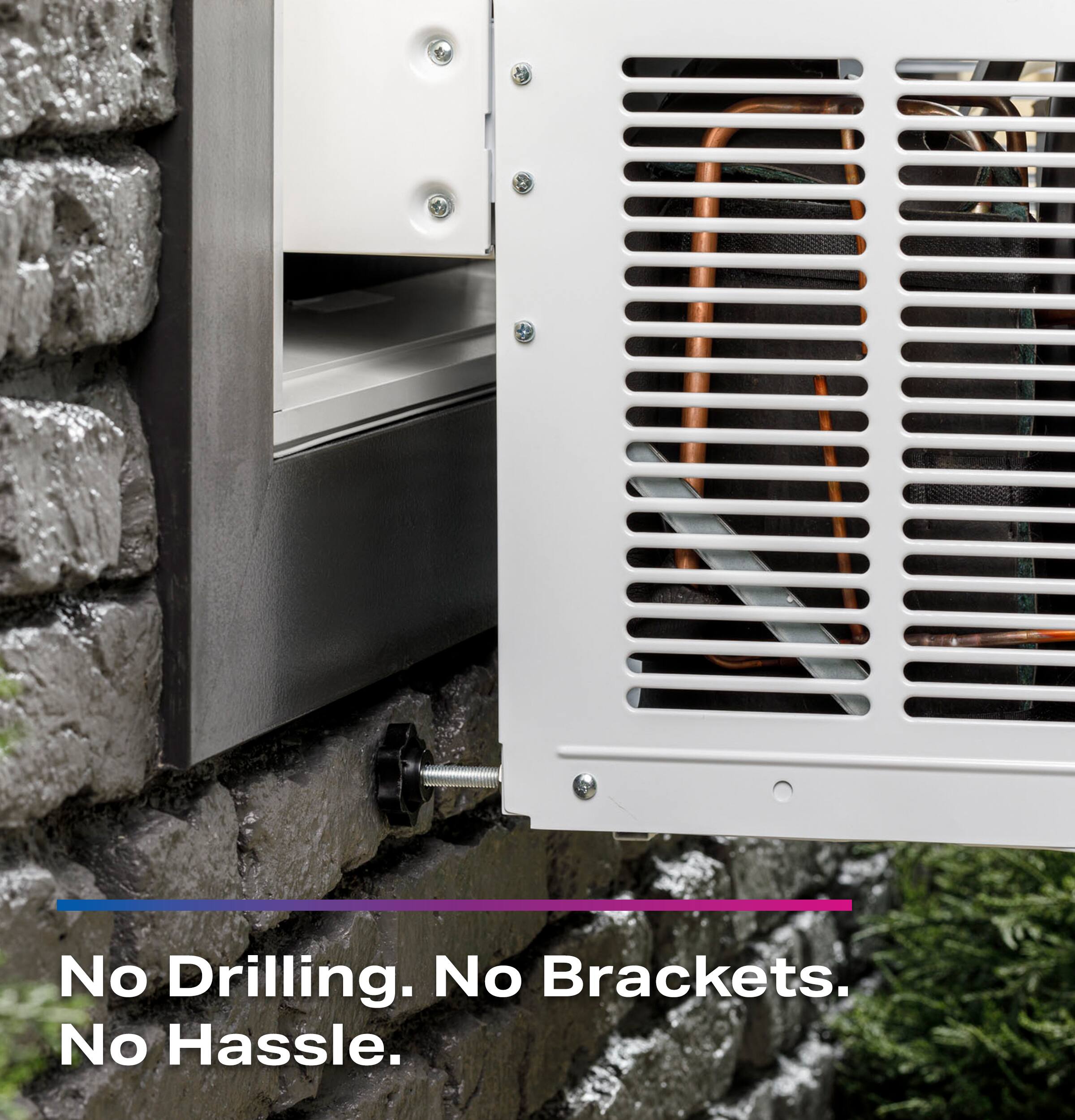 No Drilling. No Brackets. No Hassle.