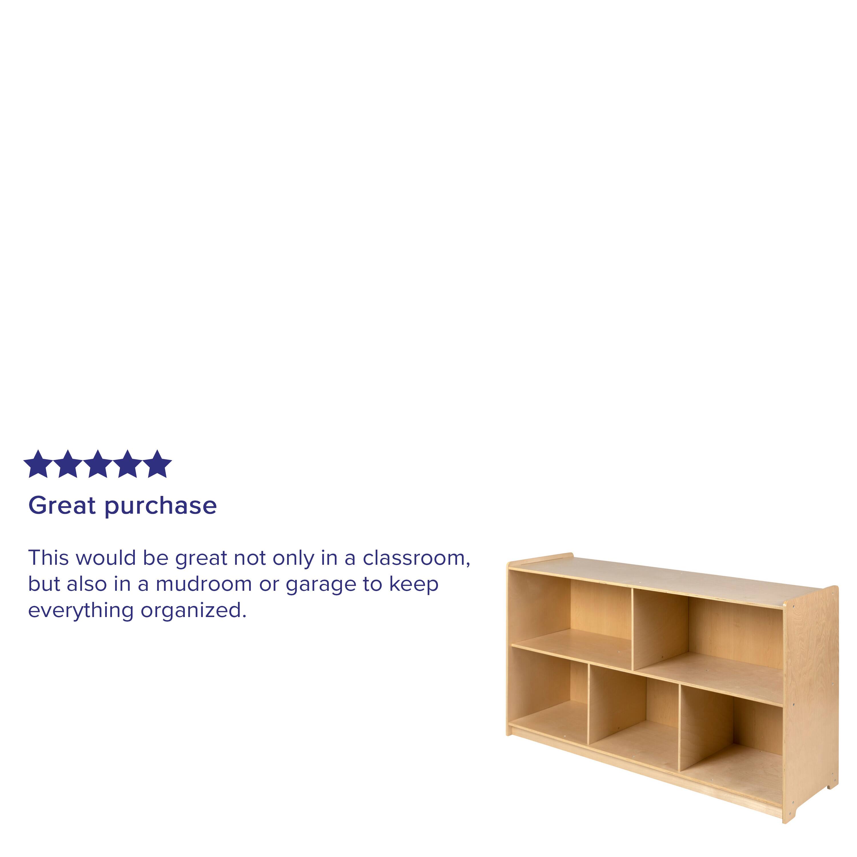 Great purchase

This would be great not only in a classroom, but also in a mudroom or garage to keep everything organized.