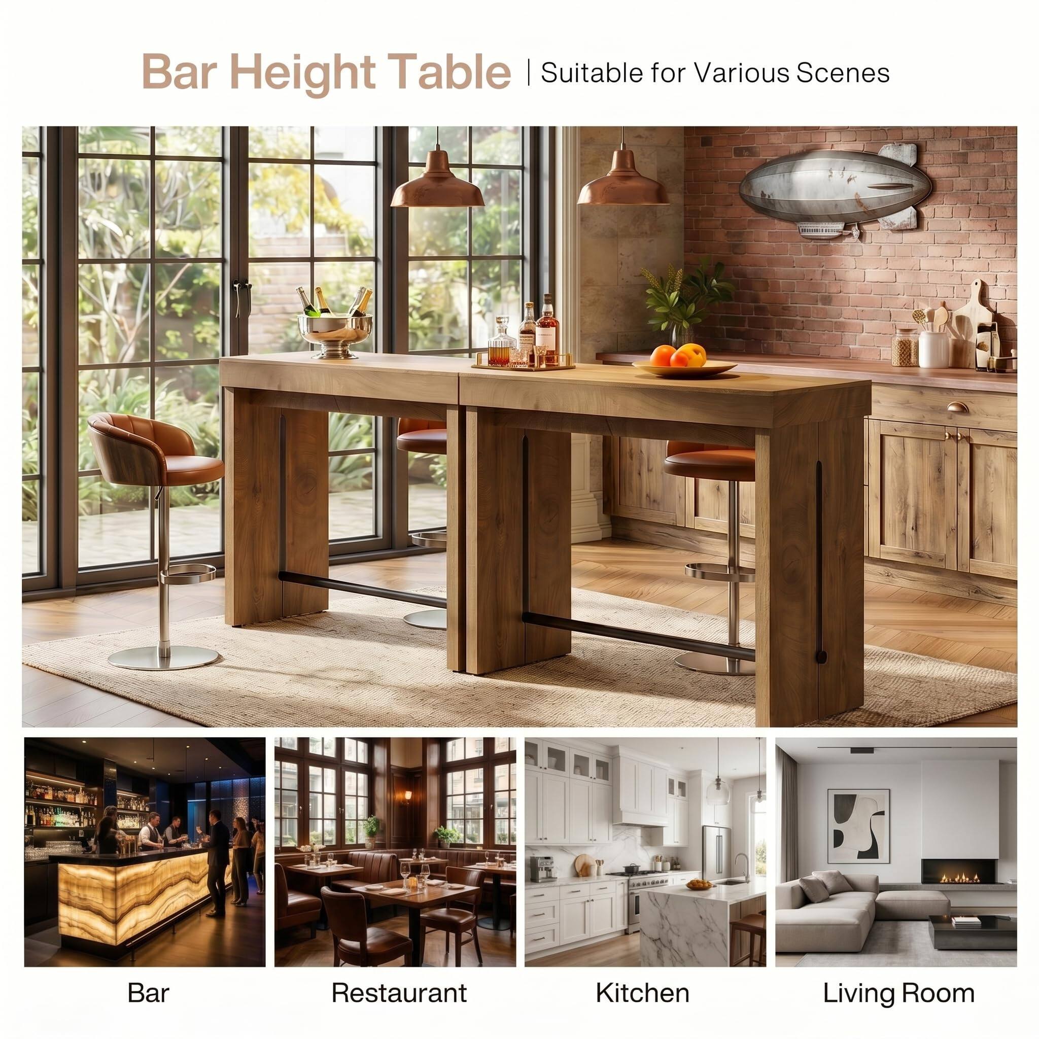 Bar Height Table | Suitable for Various Scenes

Bar
Restaurant
Kitchen
Living Room