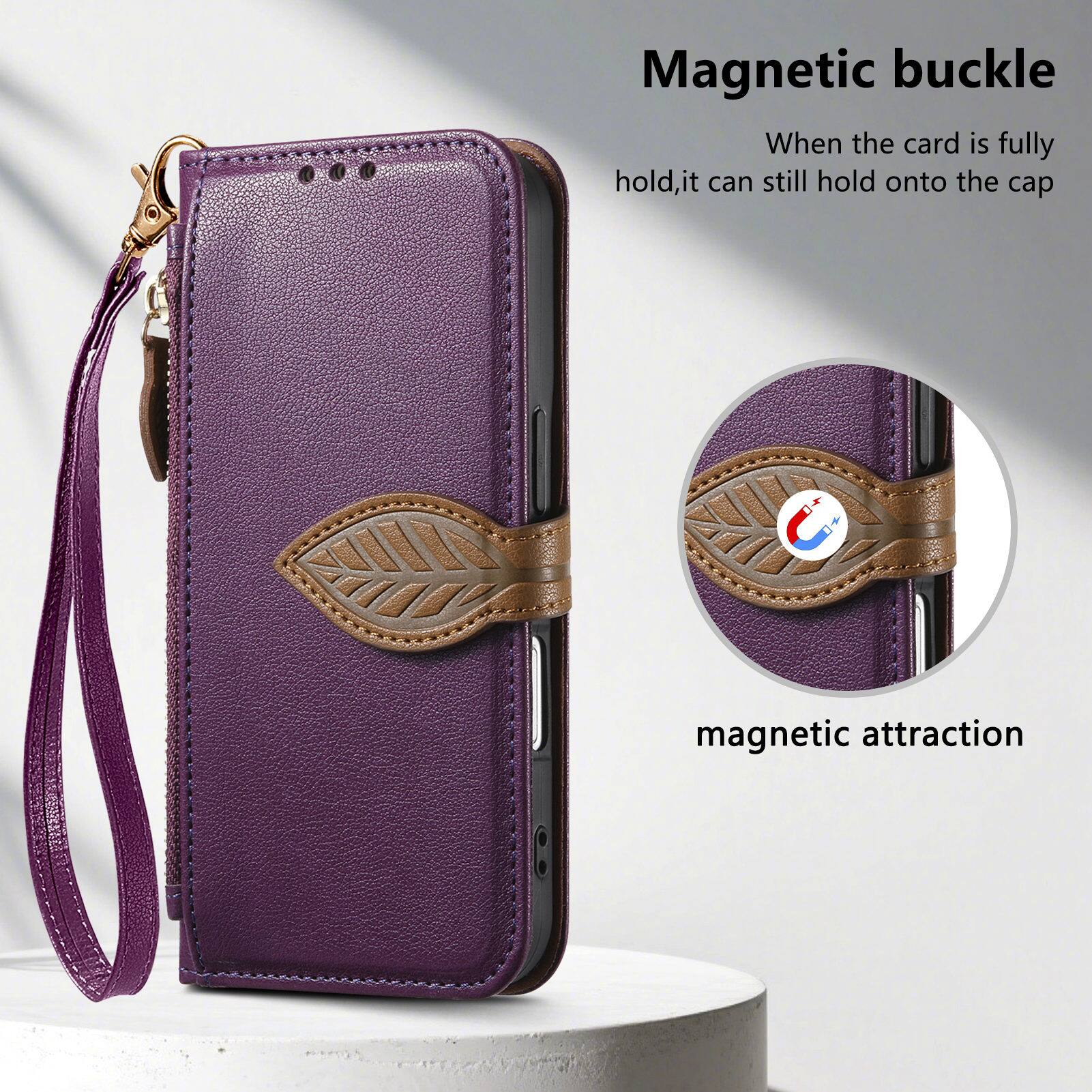 Magnetic buckle  
When the card is fully hold, it can still hold onto the cap  
magnetic attraction