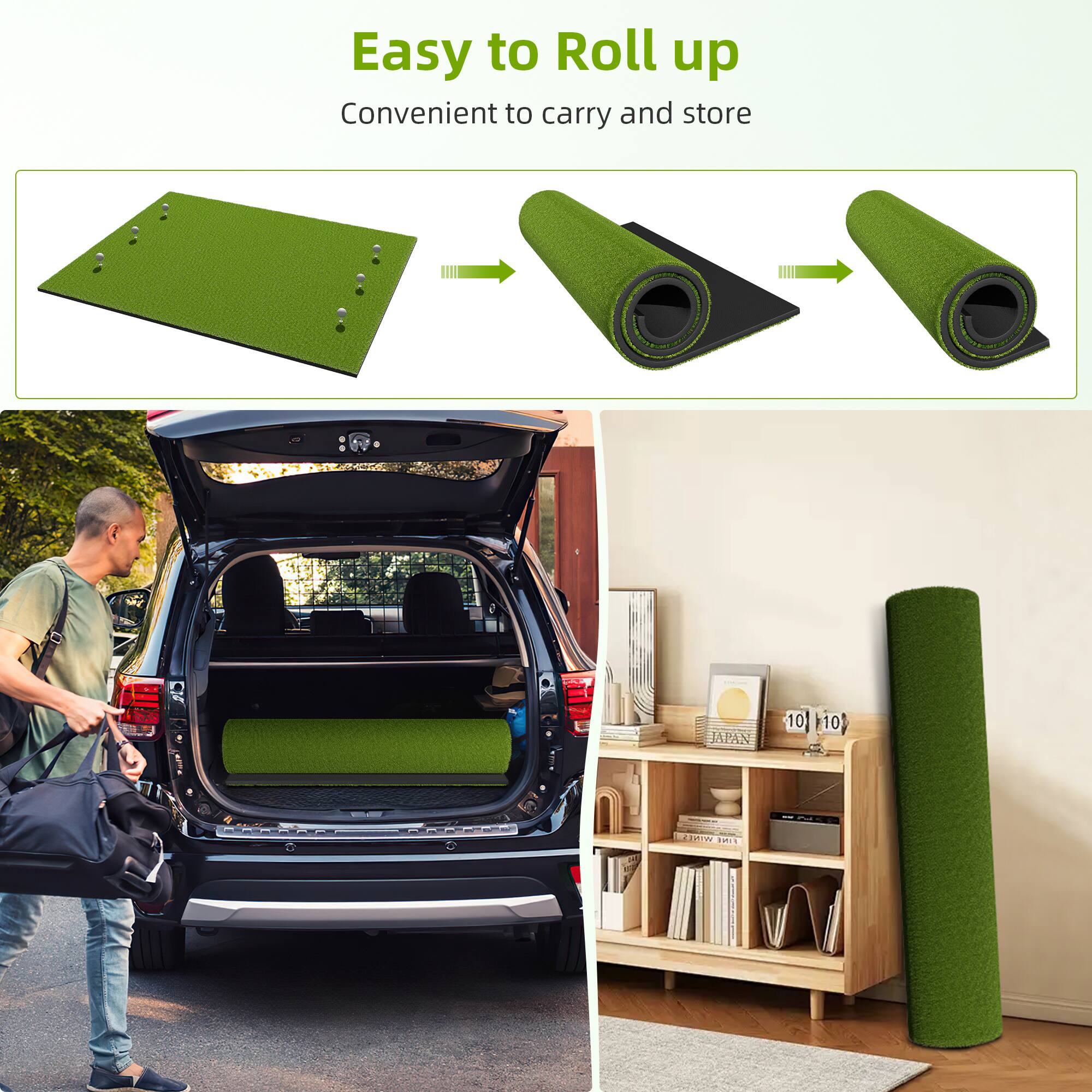Easy to Roll up  
Convenient to carry and store  

JAPAN 10 10
