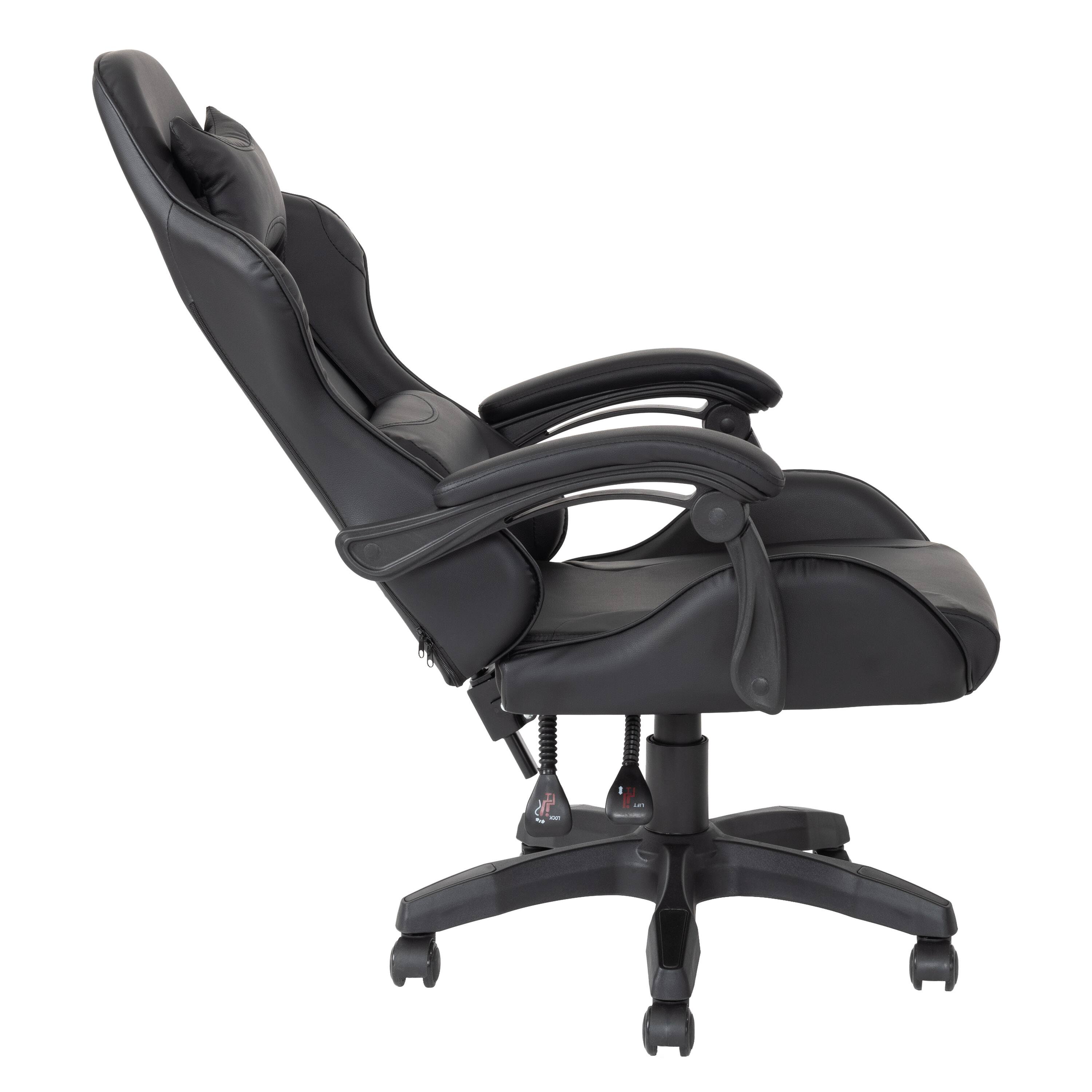 Alt View 15. CorLiving - Ravagers Gaming Chair - Black.