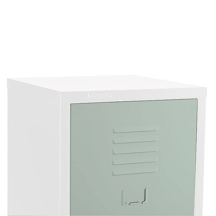 Alt View 1. AdirOffice - Storage Locker 629-Series 48" H 1-Tier Steel Locker with Digital Lock - Misty Green.