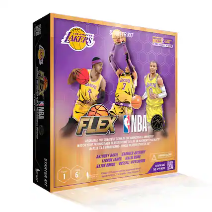 LOS ANGELES LAKERS STARTER KIT
ASSEMBLE THE GREATEST TEAM IN THE BASKETBALL UNIVERSE! CREATE YOUR FAVORITE NBA PLAYERS IN AUGMENTED REALITY!
FLEX NBA
ASSEMBLE THE GREATEST TEAM IN THE BASKETBALL UNIVERSE! NBA PLAYERS COME TO LIFE IN AUGMENTED REALITY!
BATTLE TILE BOARD GAME - SINGLE PLAYER STARTER SET
WATCH YOUR FAVORITE NBA PLAYERS IN AUGMENTED REALITY!
ANTHONY DAVIS, CARMELO ANTHONY, LEBRON JAMES, MALIK MONK, RAJON RONDO, RUSSELL WESTBROOK
1 Player
Ages 6+
Contents: 1 Laker Figure, 6 Sequoia Figures, 2 Los Angeles Figures, 1 Pack of the CAMER
Download the App Here!