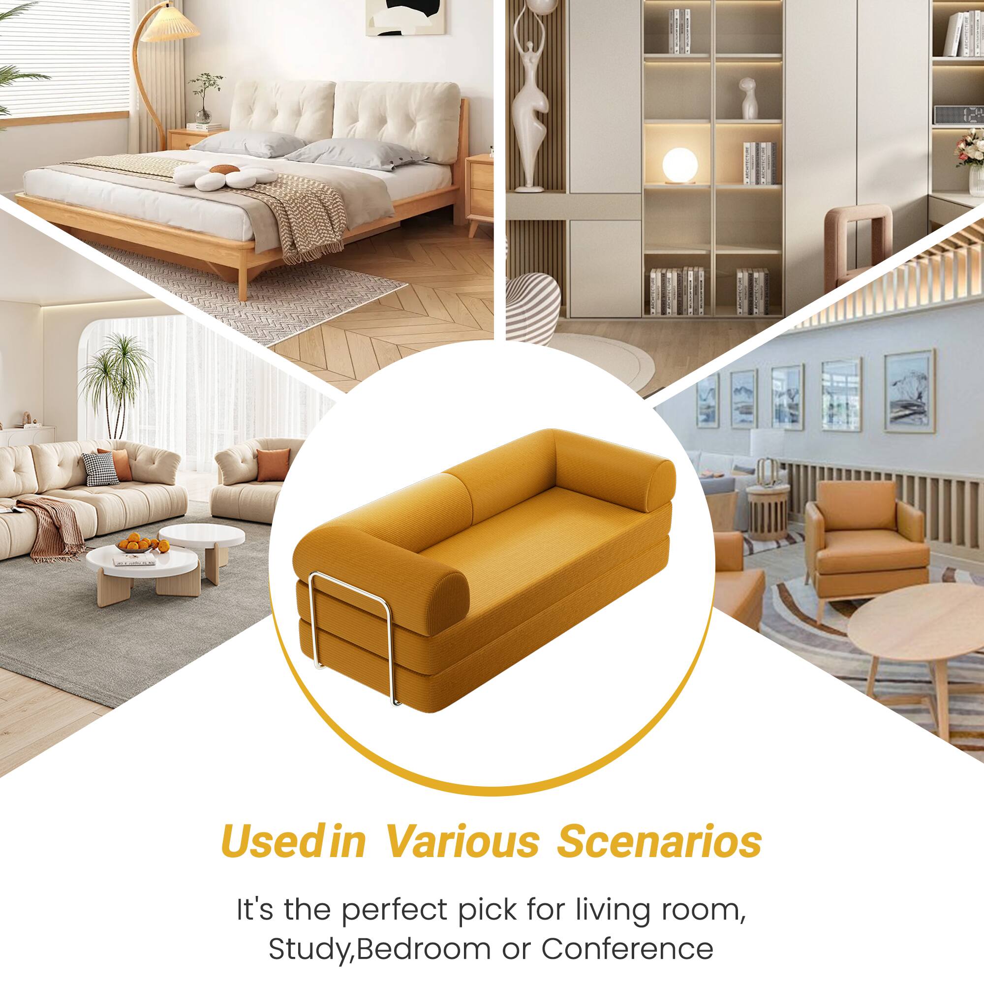 Used in Various Scenarios

It's the perfect pick for living room, Study, Bedroom or Conference