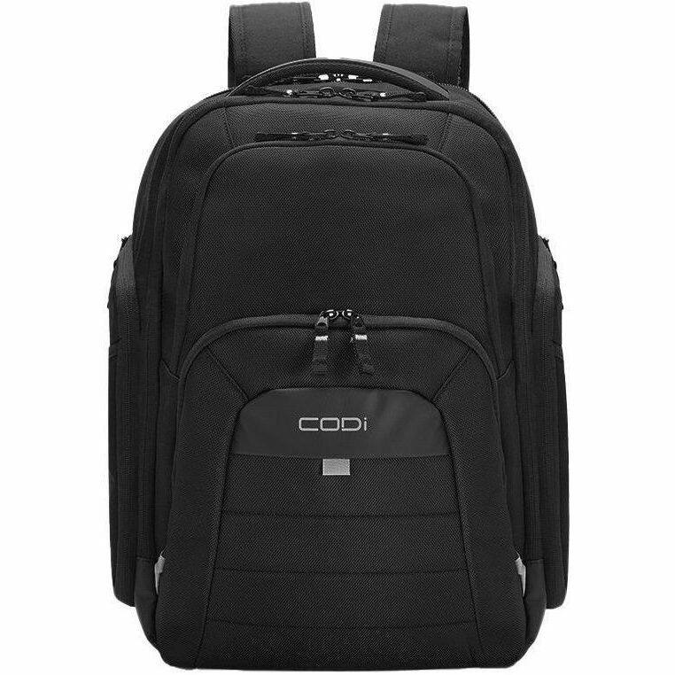 Alt View 7. CODi - PRO SPORT PACK MADE WITH RECYCL HOLDS LAPTOPS UP TO 16IN - Black.