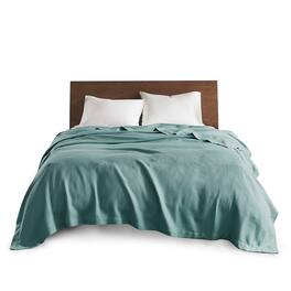 Gracie Mills - Caitlin Pure Comfort Egyptian Cotton Blanket - Teal