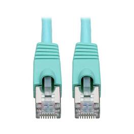 Tripp Lite - Cat6a Snagless Shielded STP Patch Cable 10G, PoE, Aqua M/M 10ft
