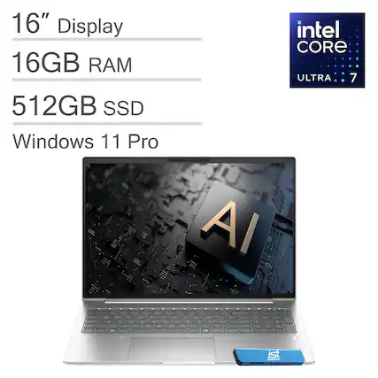 16" Display
16GB RAM
512GB SSD
Windows 11 Pro
Intel Core Ultra 7