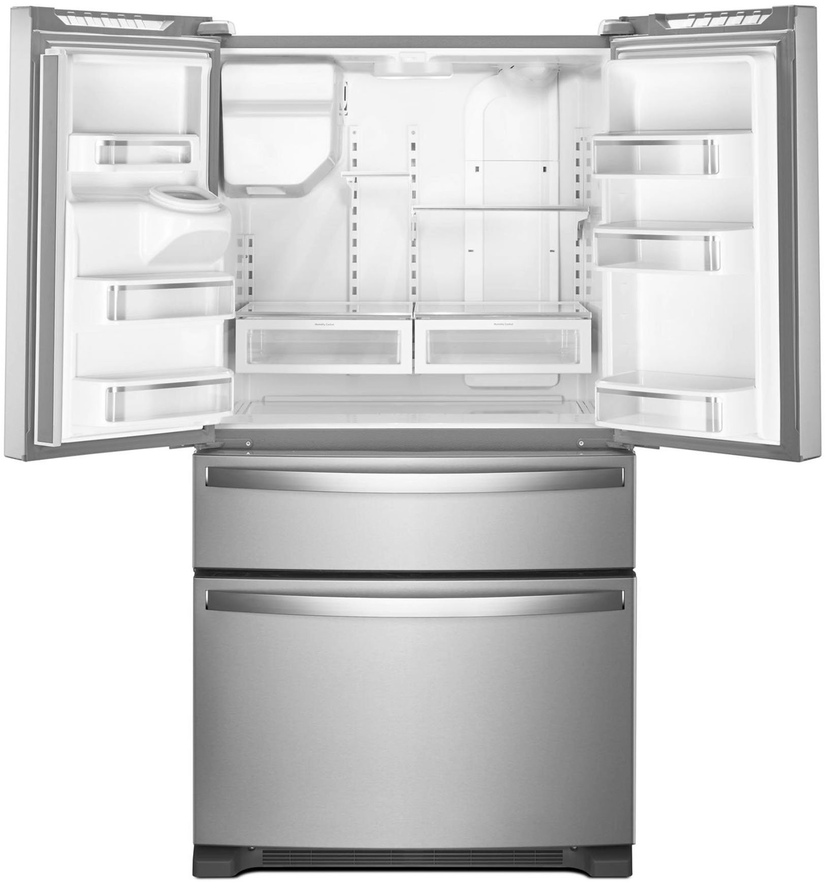 Angle View: GE - 25.4 Cu. Ft. Side-by-Side Refrigerator - High gloss bisque