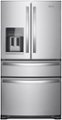 Whirlpool - 24.5 Cu. Ft. 4-Door French Door Refrigerator - Stainless Steel