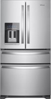 Whirlpool - 24.5 Cu. Ft. 4-Door French Door Refrigerator - Stainless Steel - Front_Zoom