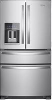 Whirlpool - 24.5 Cu. Ft. 4-Door French Door Refrigerator - Stainless Steel - Front_Zoom
