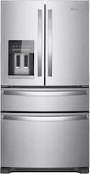 Whirlpool - 24.5 Cu. Ft. 4-Door French Door Refrigerator - Stainless steel