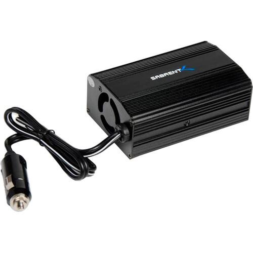 Front Standard. Sabrent - 300Watt Power Inverter with USB Charger - Continuous Power: 300 W.
