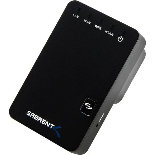 Front Standard. Sabrent - IEEE 802.11n Ethernet Wireless Router.