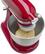 Angle. KitchenAid - KSM3311XER Artisan Mini Tilt-Head Stand Mixer - Empire red.