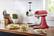 Alt View 11. KitchenAid - KSM3311XER Artisan Mini Tilt-Head Stand Mixer - Empire red.