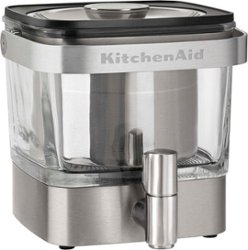 KitchenAid - KitchenAid® 28 oz Cold Brew Coffee Maker - KCM4212 - Brushed Stainless Steel - Front_Zoom