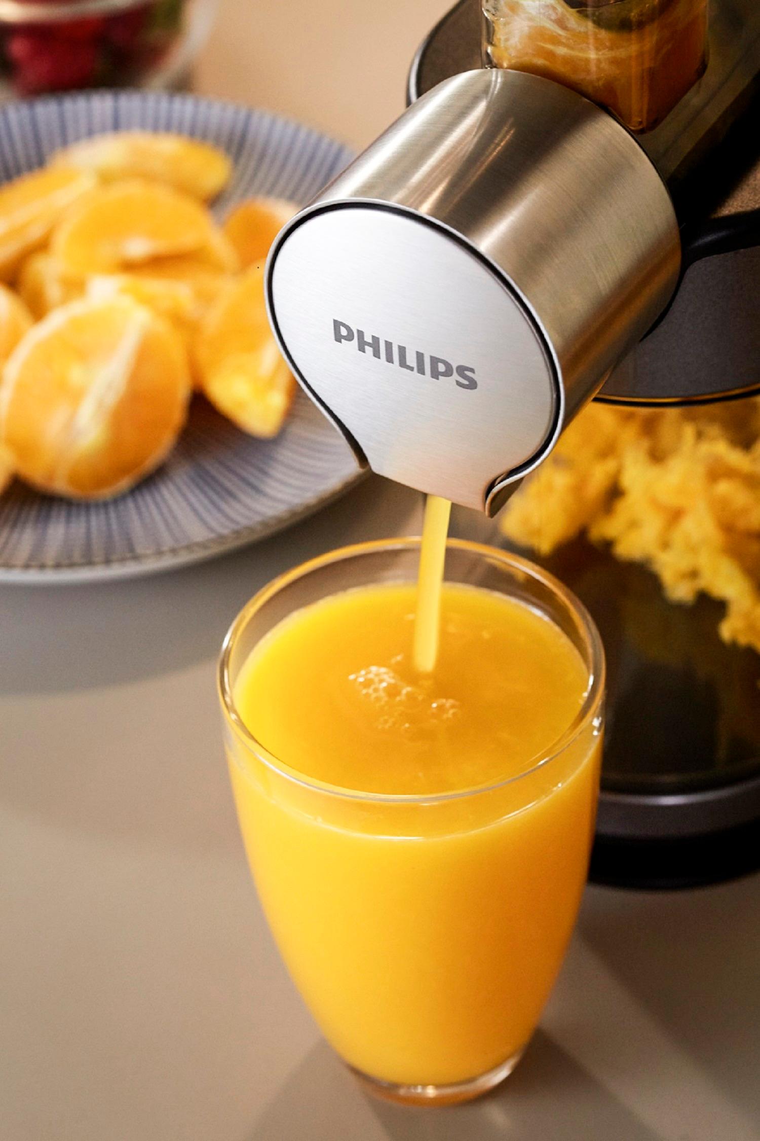betale sig maler skylle Best Buy: Philips Avance Collection Masticating Juice Extractor Metallic  Gray HR1897/34