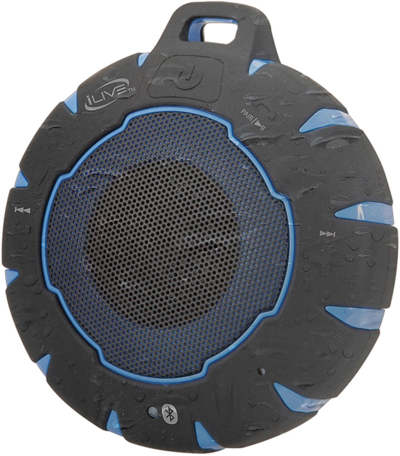 Left. iLive - ISBW157 Portable Bluetooth Speaker - Blue.