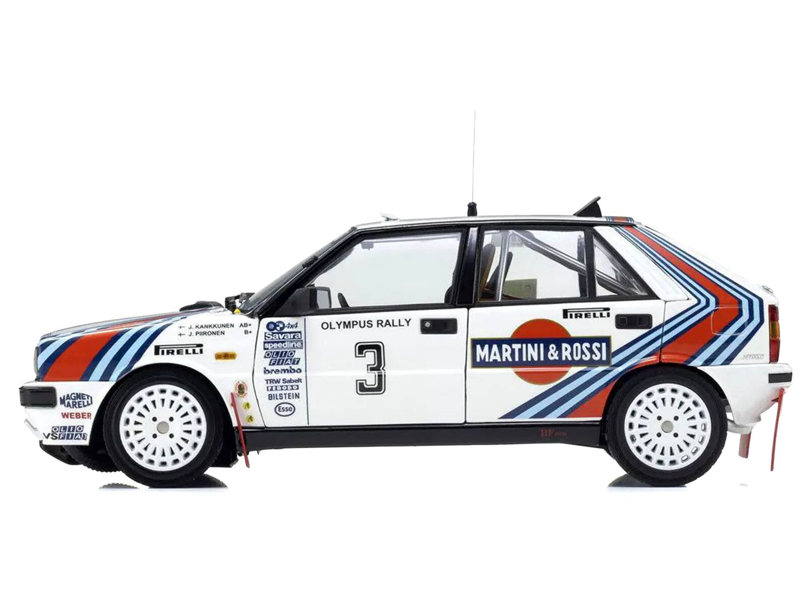 MAGNET MARELLI WEBER CHUO L  
VSGUAL F 1  
KANKKUNEN ABs 5  
OLYMPUS RALLY  
J. PIRONEN B+  
Savara speed ne  
RELLI B0  
GOAG brembo WHT  
HEL Sabeh 3  
BILSTEIN Esse  
PIRELLI  
MARTINI & ROSSI