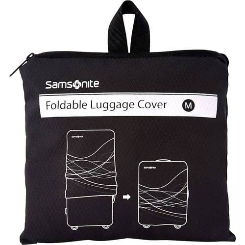 Samsonite - Foldable Luggage Cover (Medium) - Black - Larger Front