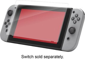 ZAGG - InvisibleShield Glass Screen Protector for Nintendo Switch - Clear - Front_Zoom