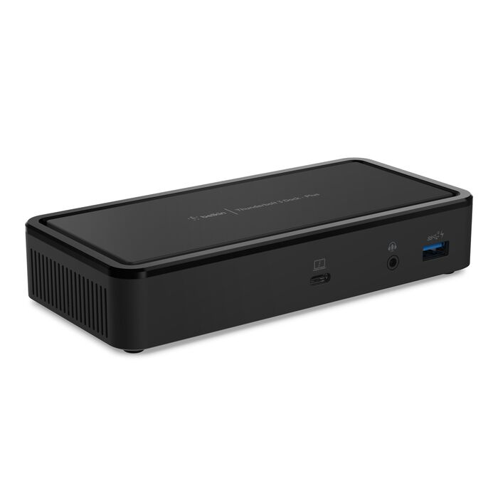 Belkin - Thunderbolt 3 Dock Plus - Black