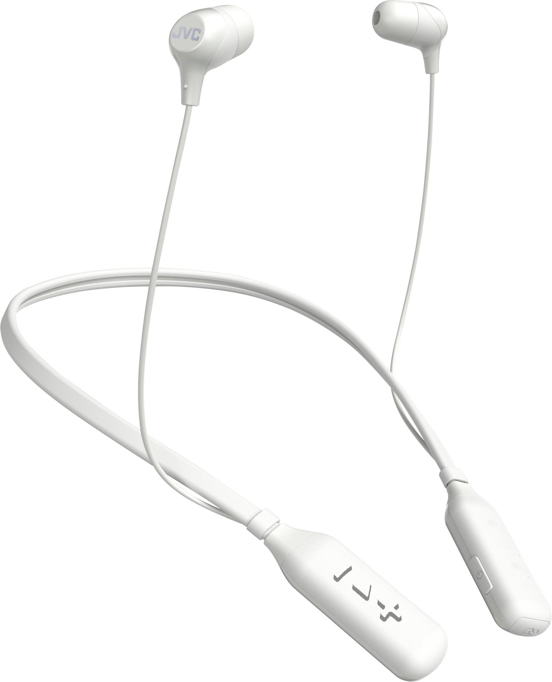 Angle View: JVC - HA FX39BT Marshmallow Wireless In-Ear Headphones - White