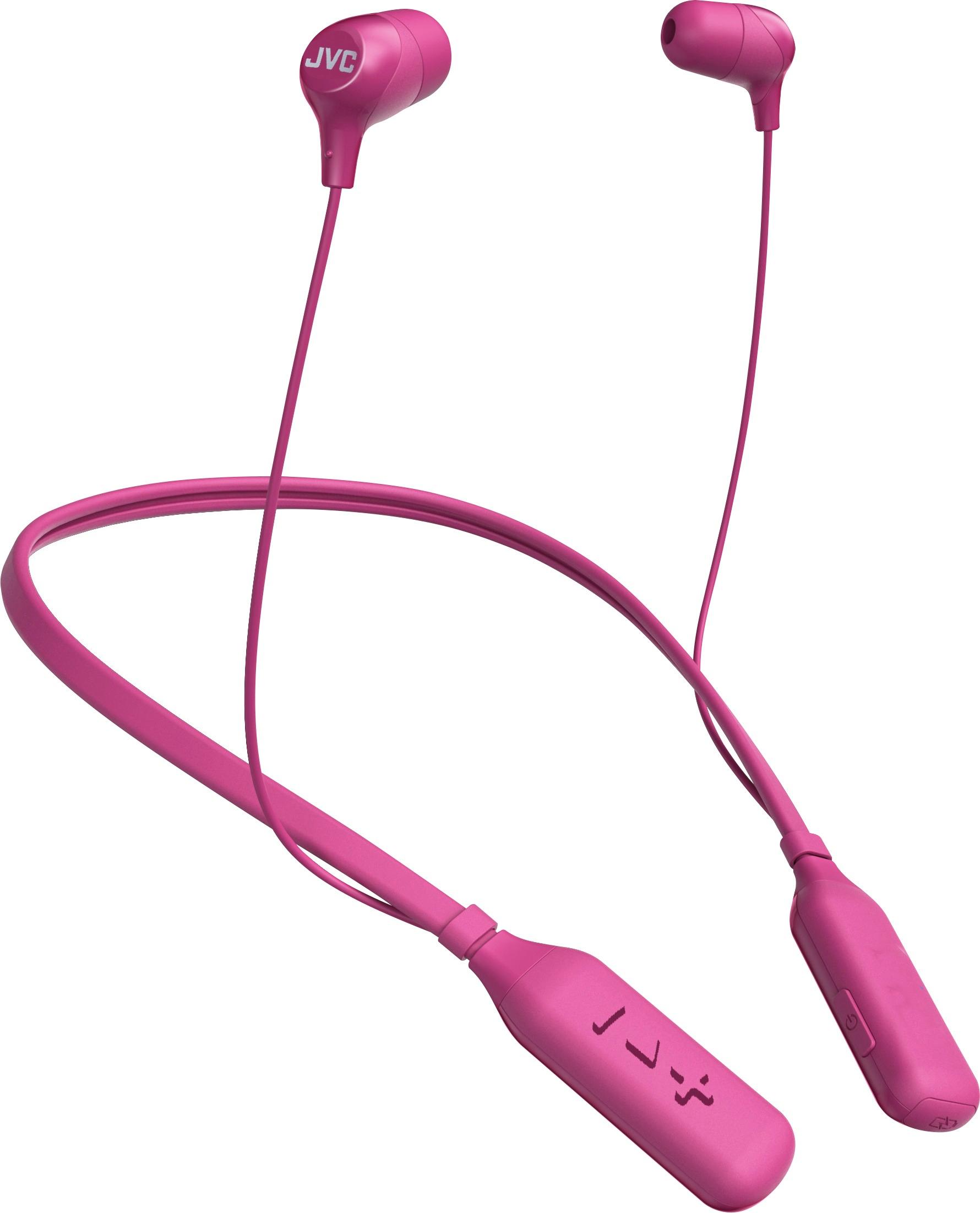 Angle View: JVC - HA FX39BT Marshmallow Wireless In-Ear Headphones - Pink