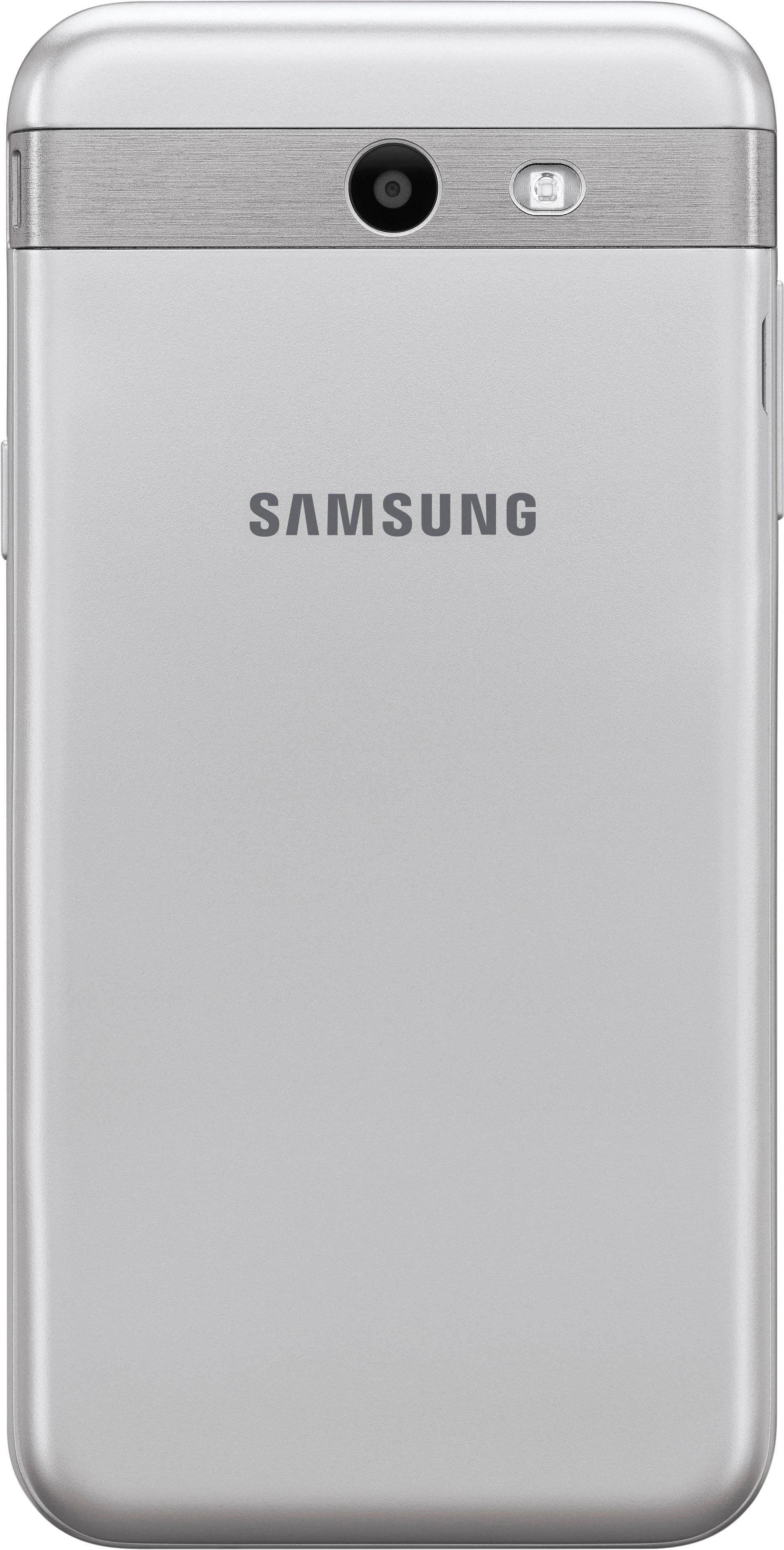 Back. Samsung - Galaxy J7 16GB - Silver.
