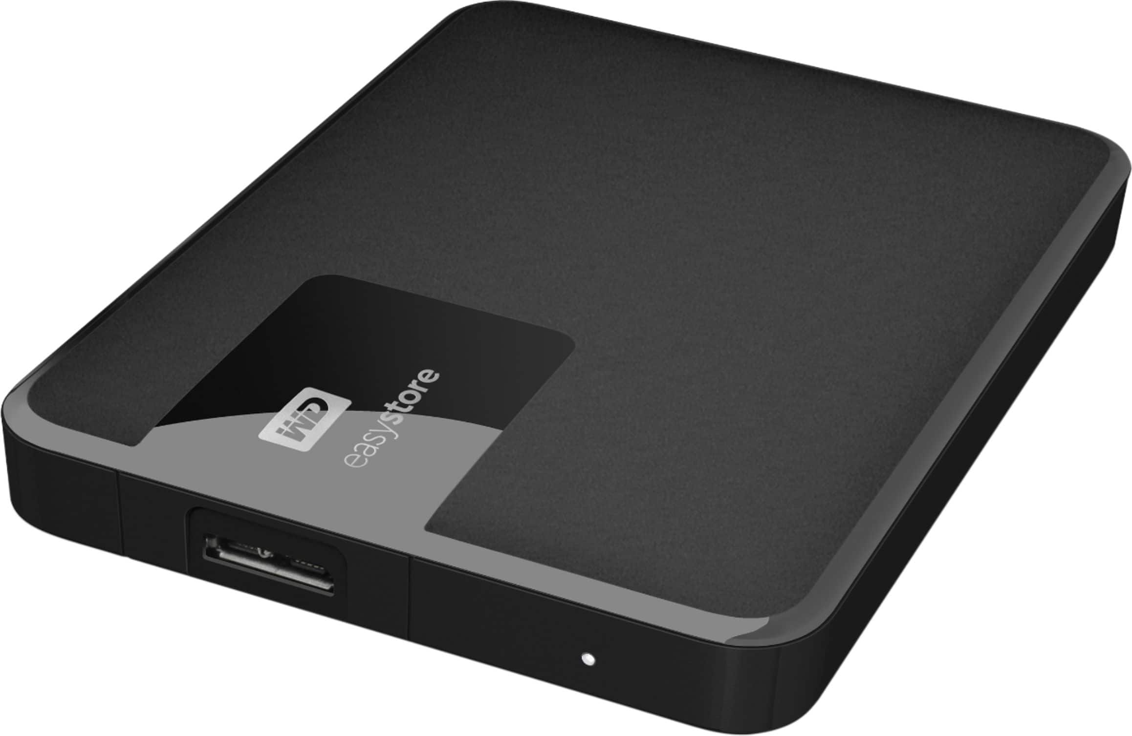 Alt View 11. WD - Easystore 2TB USB 3.0 External Portable Hard Drive - Black.