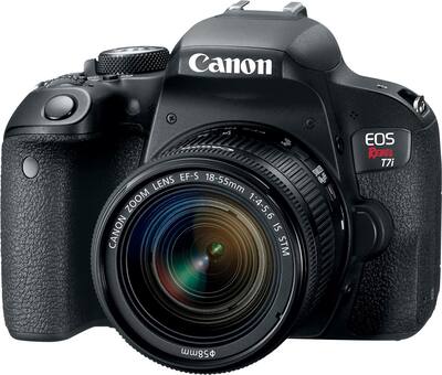 Canon Eos Rebel T7i Dslr Camera With Ef S 18 55mm Is Stm Lens Black Canon Eos Rebel T7i Dslr Camera With Ef S 18 55mm Is Stm Lens Black