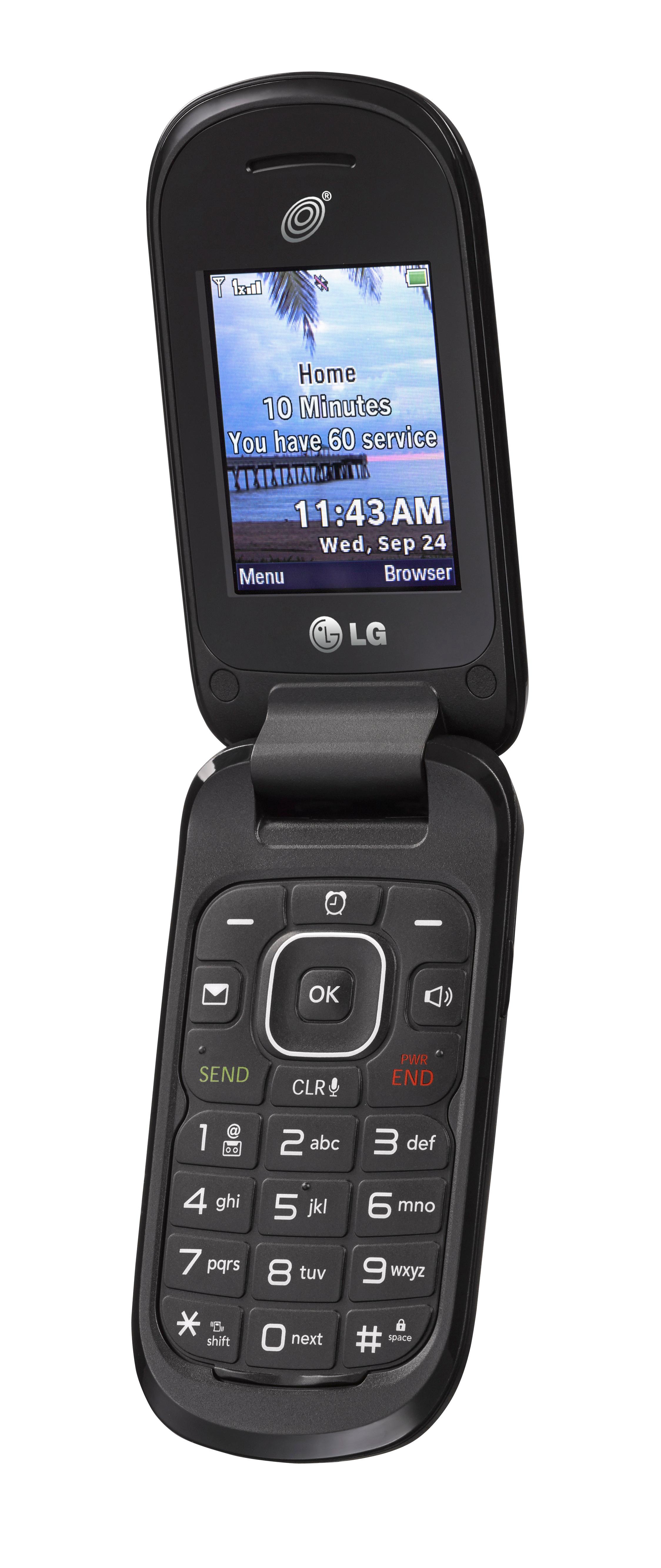 Best Buy: Total Wireless LG 238C Prepaid Cell Phone Black TWLG238C3PWP