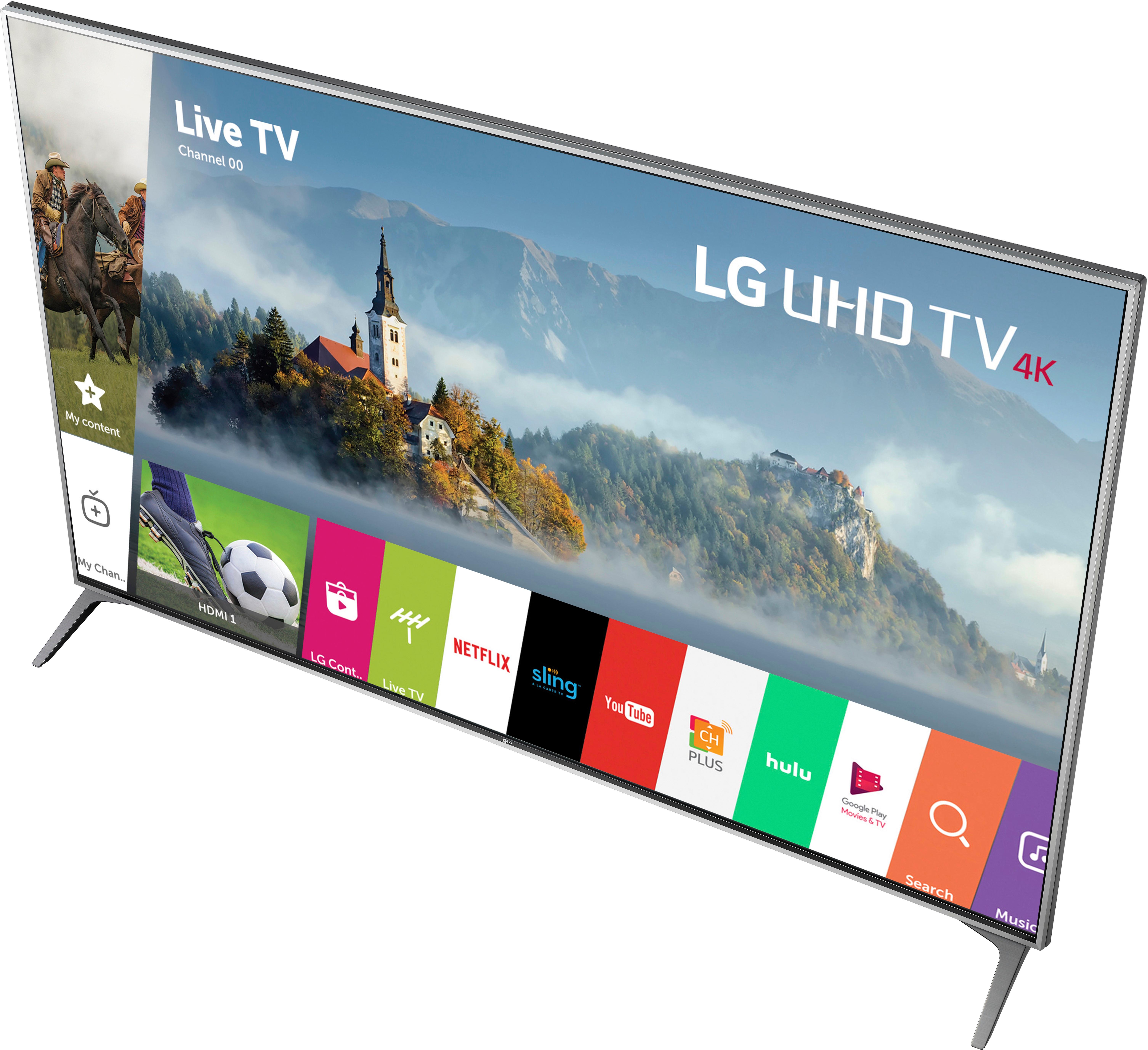 Best LG 60" Class LED UJ7700 Series 2160p 4K UHD TV with HDR 60UJ7700