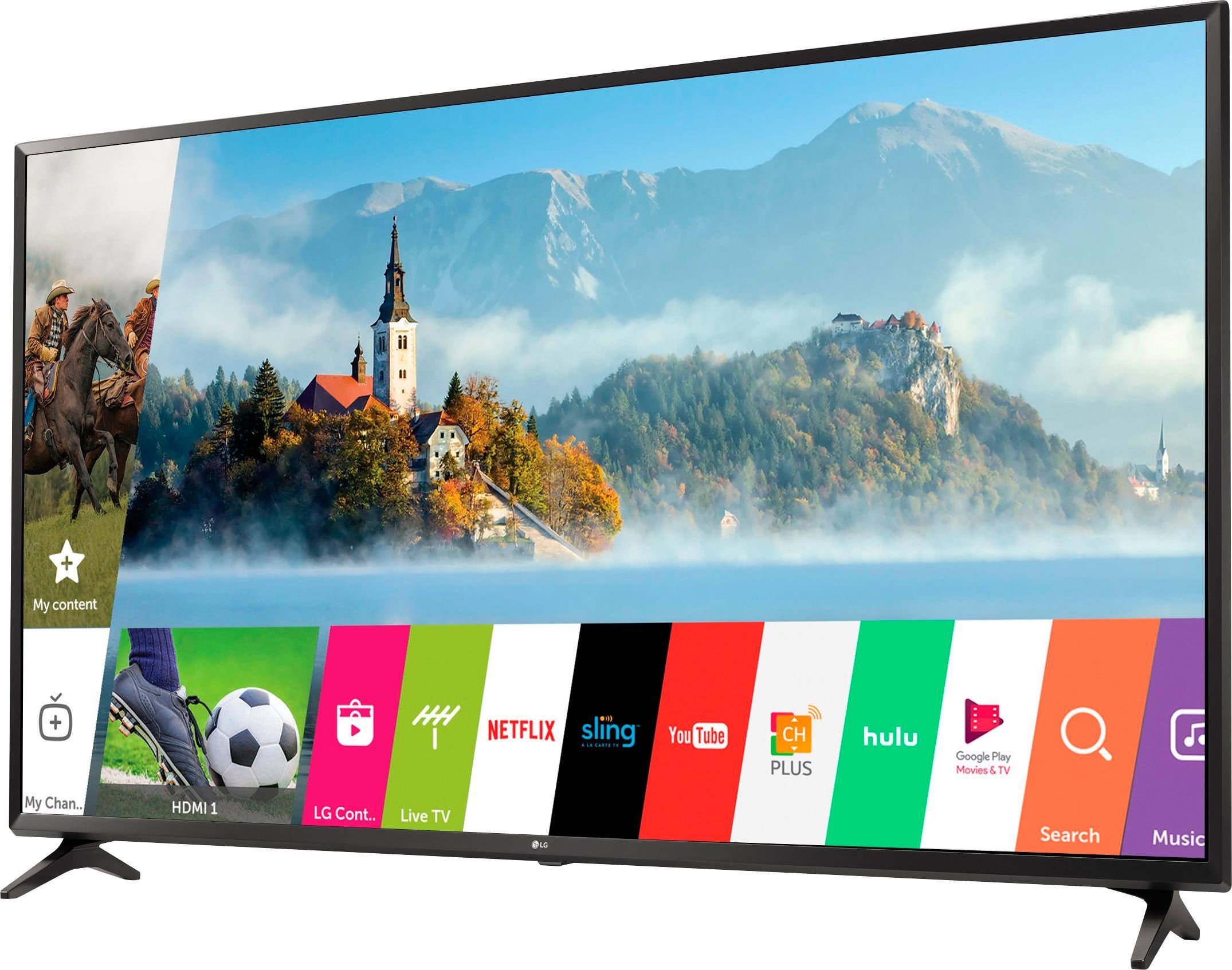 Alt View 13. LG - 55" Class - LED - UJ6300 Series - 2160p - Smart - 4K UHD TV with HDR - Black.
