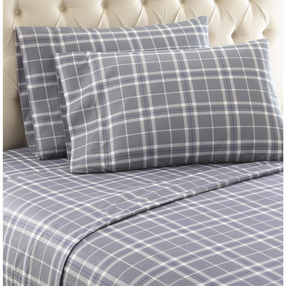 Carlton plaid gray