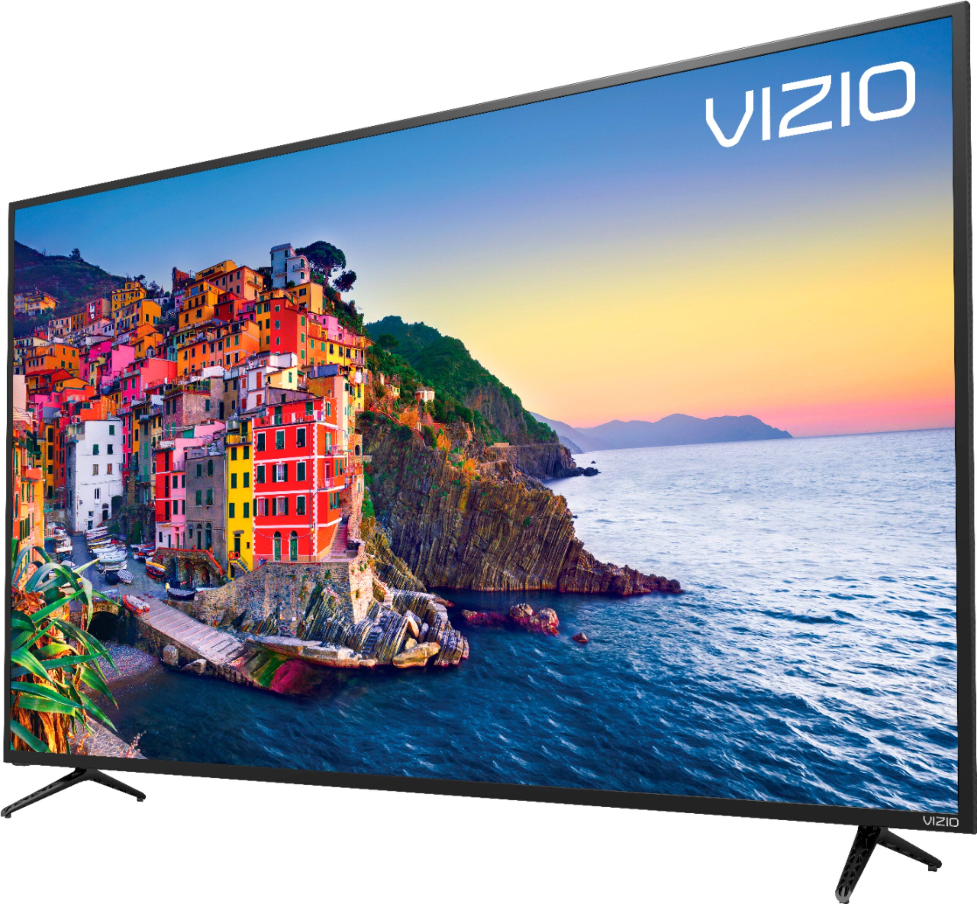 Left. VIZIO - 75" Class - LED - E-Series - 2160p - Smart - 4K UHD Home Theater Display with HDR - Black.
