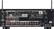 Back. Denon - AVR 7.2-Ch. Hi-Res With HEOS 4K Ultra HD HDR Compatible A/V Home Theater Receiver - Black.