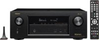 Front Zoom. Denon - AVR 7.2-Ch. Hi-Res With HEOS 4K Ultra HD HDR Compatible A/V Home Theater Receiver - Black.