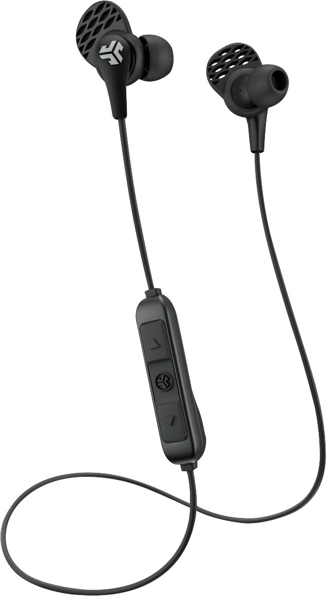 Angle View: JLab - JBuds Pro Signature Wireless Earbud Headphones - Black