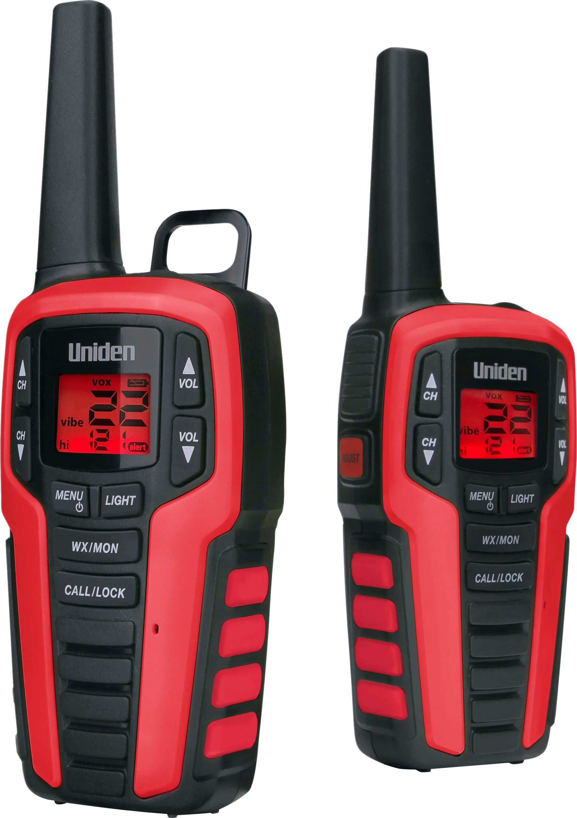 Best Buy: Uniden GMRS 32-Mile, 22-Channel GMRS 2-Way Radios (Pair) Red ...