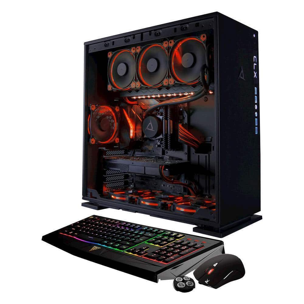 Customer Reviews Clx Gaming Desktop Intel Core I7 7700k 32gb Memory Nvidia Geforce Gtx 1080 Ti 250gb Ssd 3tb Hard Drive Red Tgbsetgxh7300br Best Buy