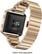 Alt View 12. Platinum™ - Smooth Link Metal Band Stainless Steel Watch Strap for Fitbit Blaze - Matte rose gold.