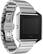 Angle. Platinum™ - Smooth Link Metal Band Stainless Steel Watch Strap for Fitbit Blaze - Matte silver.