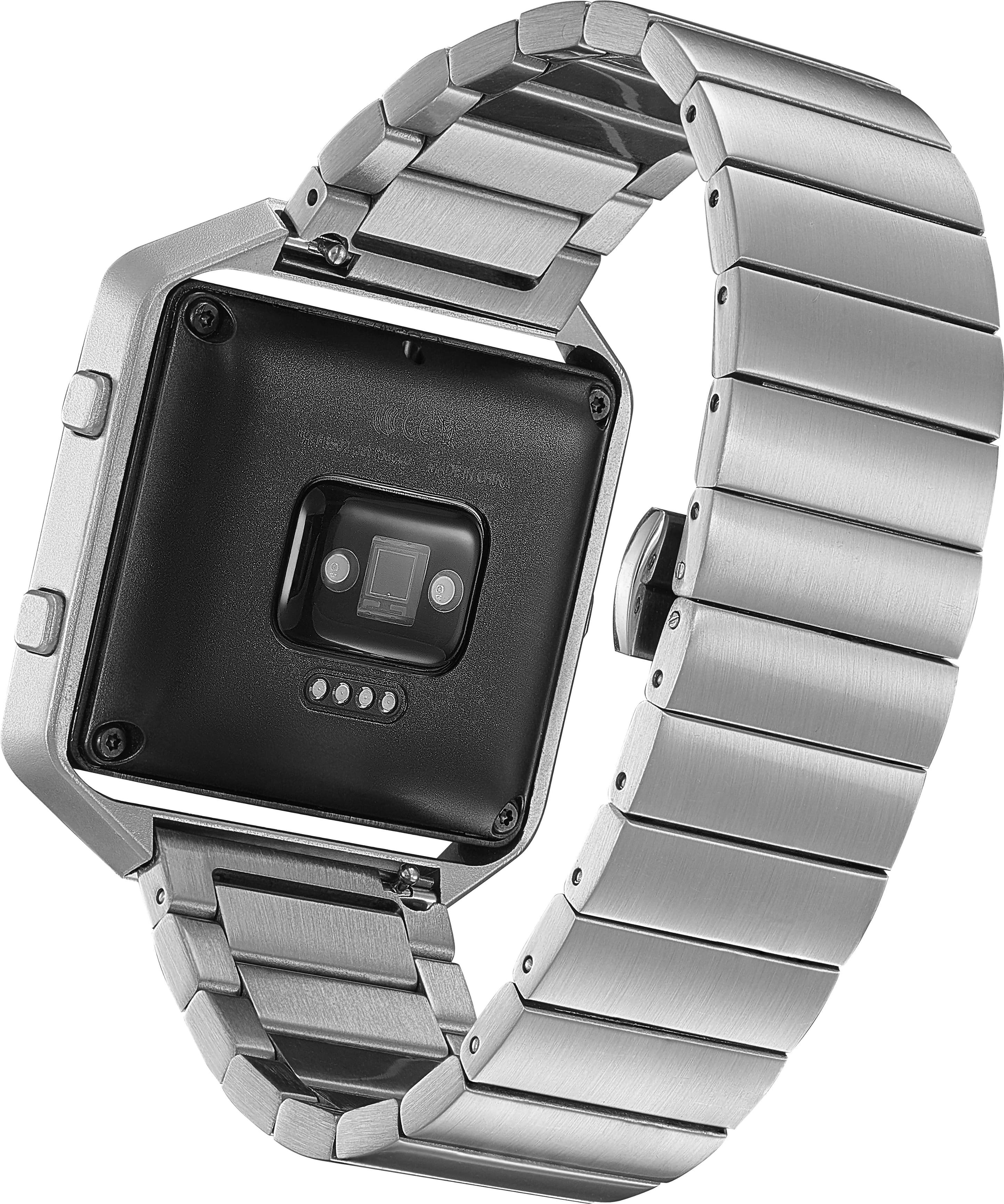 Best Buy Platinum Smooth Link Metal Band Stainless Steel Watch