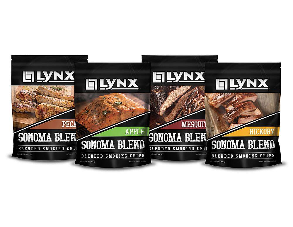 Alt View 11. Lynx - Sonoma Blend Wood Chips (4-Count) - Black.