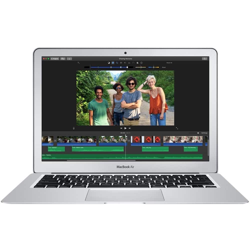 Front Zoom. Apple - MacBook Air 11.6" Certified Refurbished - Intel Core i5 with 4GB Memory - 128GB Flash Storage - Silver.