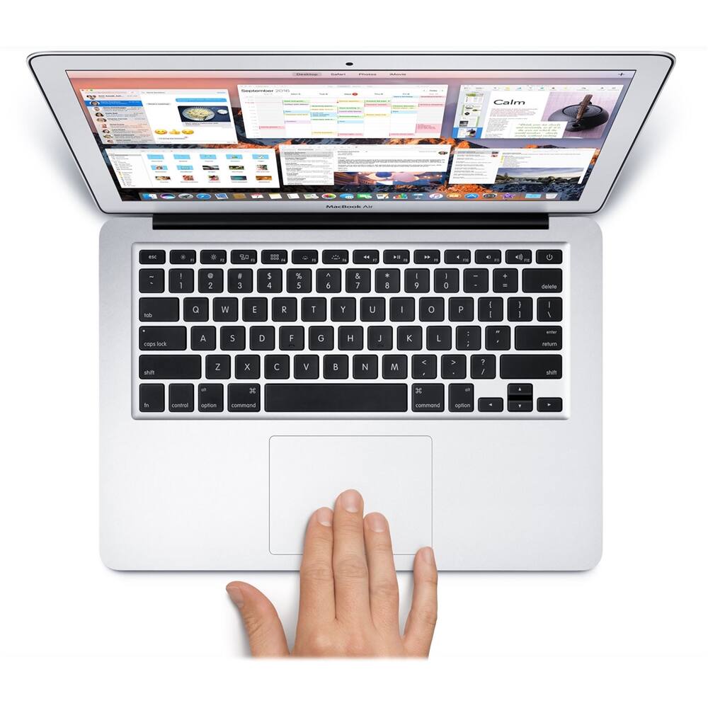 Alt View 16. Apple - MacBook Air 11.6" Certified Refurbished - Intel Core i5 with 4GB Memory - 128GB Flash Storage - Silver.